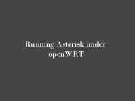 Running Asterisk under openWRT - Asterisk-ES