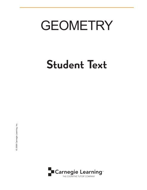 GEOMETRY - Carnegie Learning