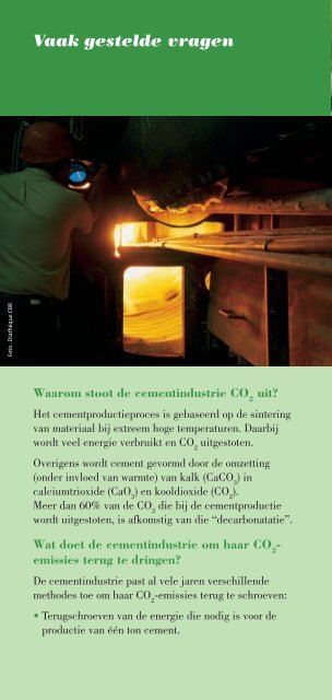 De bijdrage van de cementindustrie tot de beperking ... - Febelcem