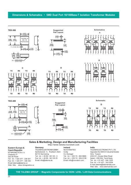 Brochure - with Pulse Cross-Reference - Nuvotem Talema