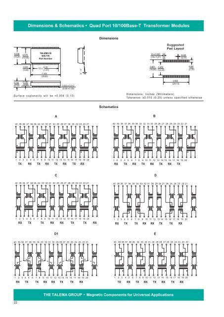 Brochure - with Pulse Cross-Reference - Nuvotem Talema