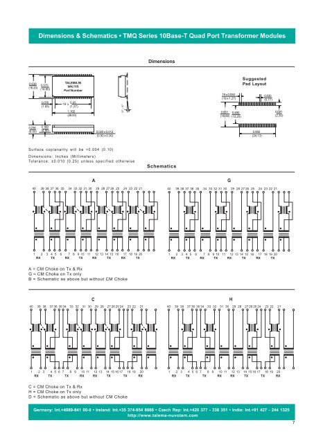 Brochure - with Pulse Cross-Reference - Nuvotem Talema