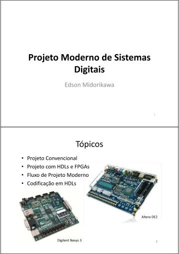Projeto Moderno de Sistemas Digitais - PCS