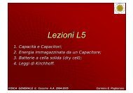 Lezioni L.05 - Università degli Studi di Cassino