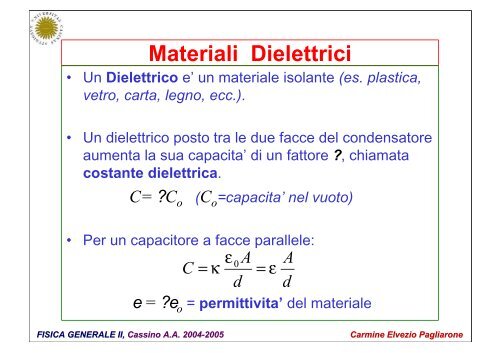 Lezioni L.05 - Università degli Studi di Cassino