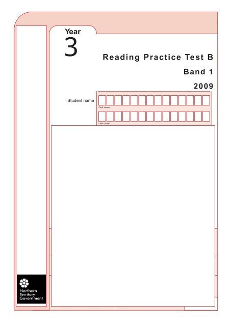 3 Reading Practice Test B