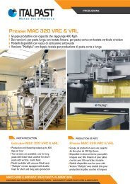 Pressa MAC 320 VRC & VRL - Italpast