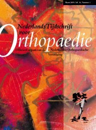 NTvO ed 1 2009 - Nederlands Tijdschrift voor Orthopaedie