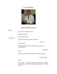 Dr. Andrey Shakhov Board Certified Plastic Surgeon ... - Med Journeys