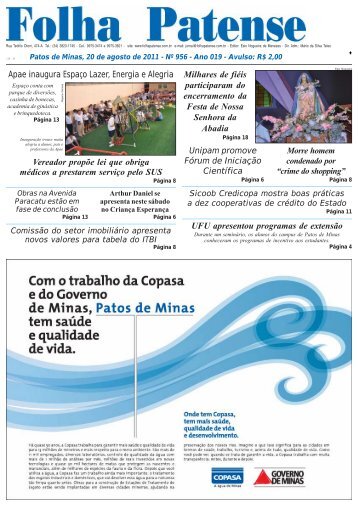Folha Patense 20/08/2011(nÂº 956