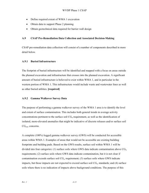 Conceptual Site Model - Argonne National Laboratory