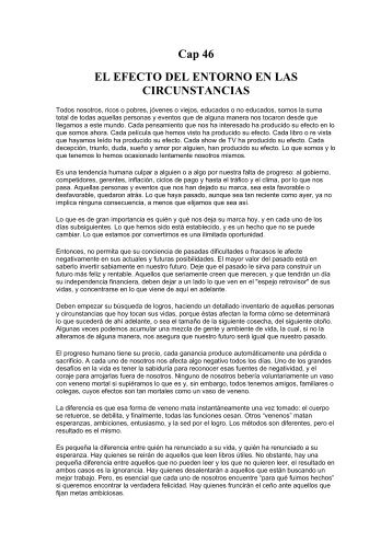 El efecto del entorno en las circunstancias - Escuela de Negocios ...