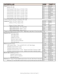 CATERPILLAR OEM PART # - Harold Electric Co.