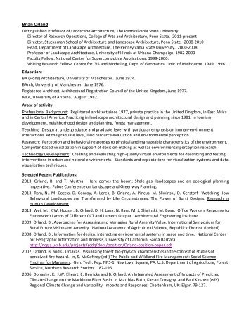 CV -- two-page - Stuckeman - Penn State University