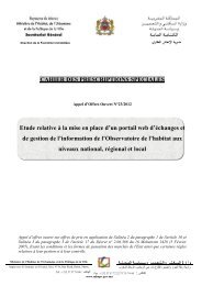 royaume du maroc - Ministère de l'Habitat, de l'urbanisme et de la ...