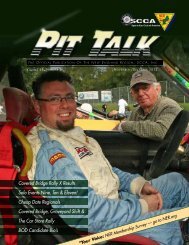 Pit Talk November December 2012 - New England Region