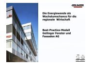 Best-Practice-Modell Geilinger, Harry Bienz, Geilinger Fenster und ...