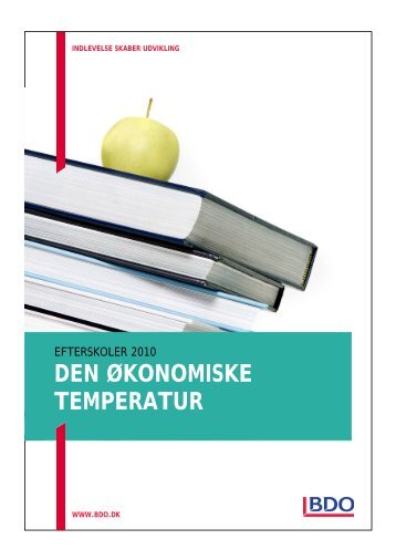 Efterskoler - den Ã¸konomiske temperatur - BDO