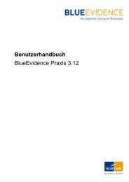 Benutzerhandbuch BlueEvidence Praxis 3.12 - Argomed