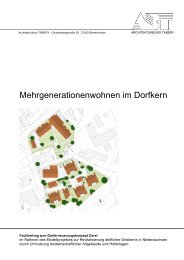 Mehrgenerationenwohnen im Dorfkern - Architekturbüro Tabery