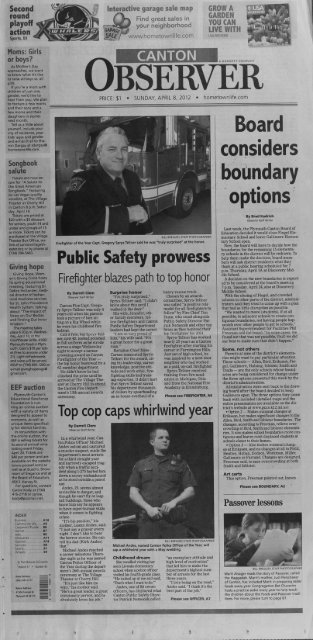 Canton Observer for April 8, 2012 - Canton Public Library