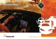 Automotive Solutions - Freescale Semiconductor
