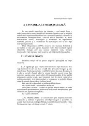 2. tanatologia medico-legalÄ - Expert Medico-Legal Dr. Iuliu Fulga