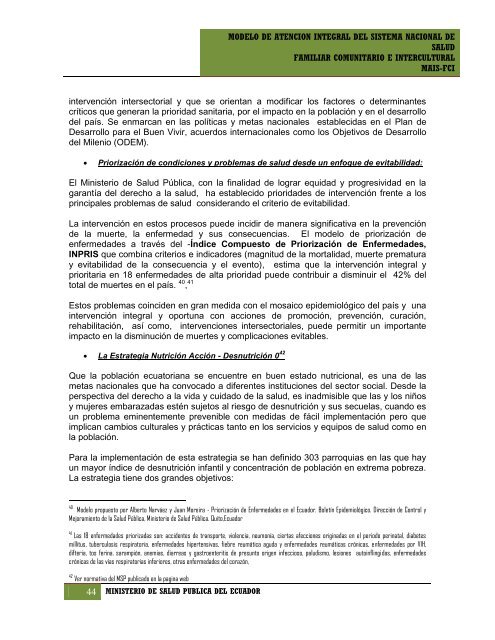 Manual modelo atencion integral salud ecuador 2012 logrado ver amarillo