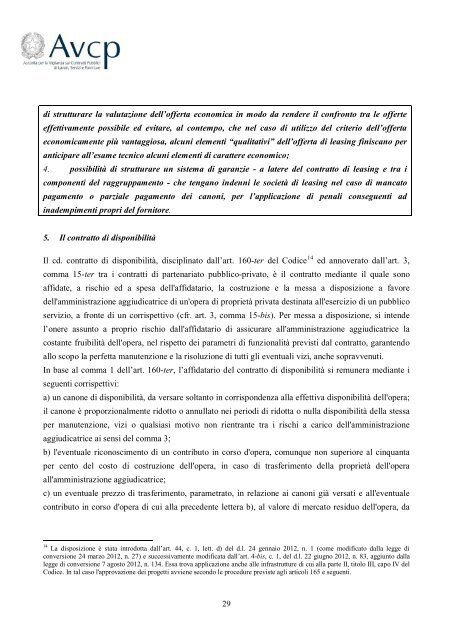 Linee guida sulle operazioni di leasing finanziario e sul contratto di ...