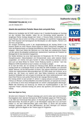 PRESSEMITTEILUNG 38_11/12 Abseits des ... - AutoTag GmbH