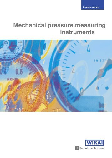 Mechanical pressure - WIKA Polska