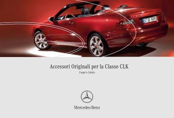 Accessori Originali per la Classe CLK - Star Service 2000 srl