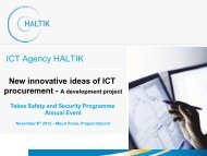 New innovative ideas for ICT procurement - Tekes