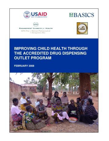 improving child health through the accredited drug dispensing outlet ...