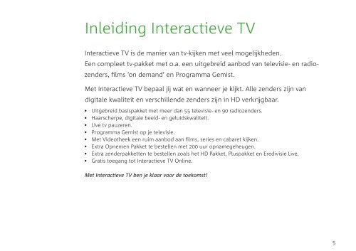Interactieve TV - Handleidingen en software