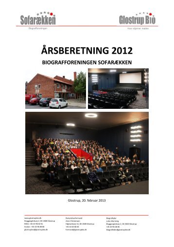 ÃRSBERETNING 2012 - Glostrup Bio