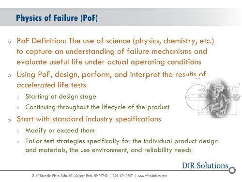 Design for Reliability: PCBs - DfR Solutions