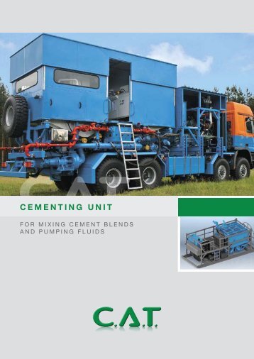 CEMENTING UNIT - C.A.T. GmbH Consulting - Agency - Trade