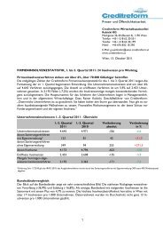 Insolvenzstatistik 1. – 3. Quartal 2011 - Creditreform