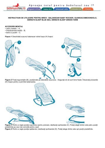 INSTRUCTIUNI DE UTILIZARE PENTRU BREVI ... - Bebelusul tau