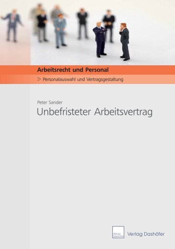 Unbefristeter Arbeitsvertrag