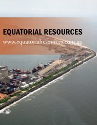 EqUATORIAL RESOURCES - The International Resource Journal