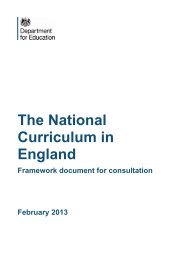 National Curriculum consultation - British Educational Research ...