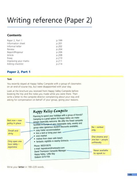 Writing reference (Paper 2) - Index of