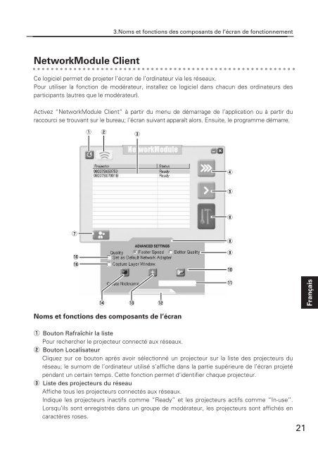 TÃ©lÃ©charger le manuel d'utilisation Sanyo PLC-XU110 - Lampe ...