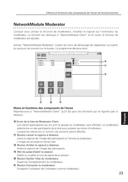 TÃ©lÃ©charger le manuel d'utilisation Sanyo PLC-XU110 - Lampe ...