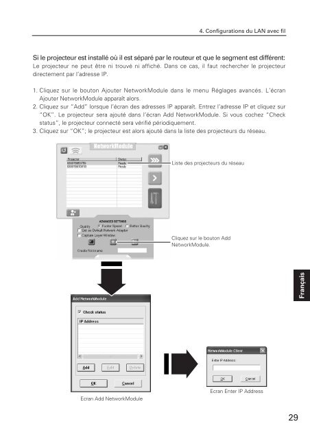 TÃ©lÃ©charger le manuel d'utilisation Sanyo PLC-XU110 - Lampe ...