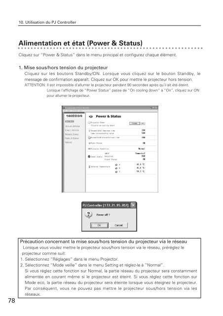 TÃ©lÃ©charger le manuel d'utilisation Sanyo PLC-XU110 - Lampe ...