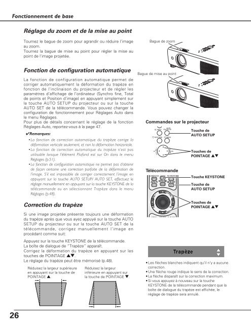 TÃ©lÃ©charger le manuel d'utilisation Sanyo PLC-XU110 - Lampe ...