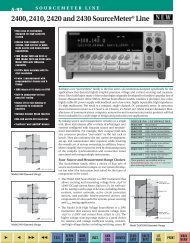 2400, 2410, 2420 and 2430 SourceMeter® Line - MV-Sirius ...